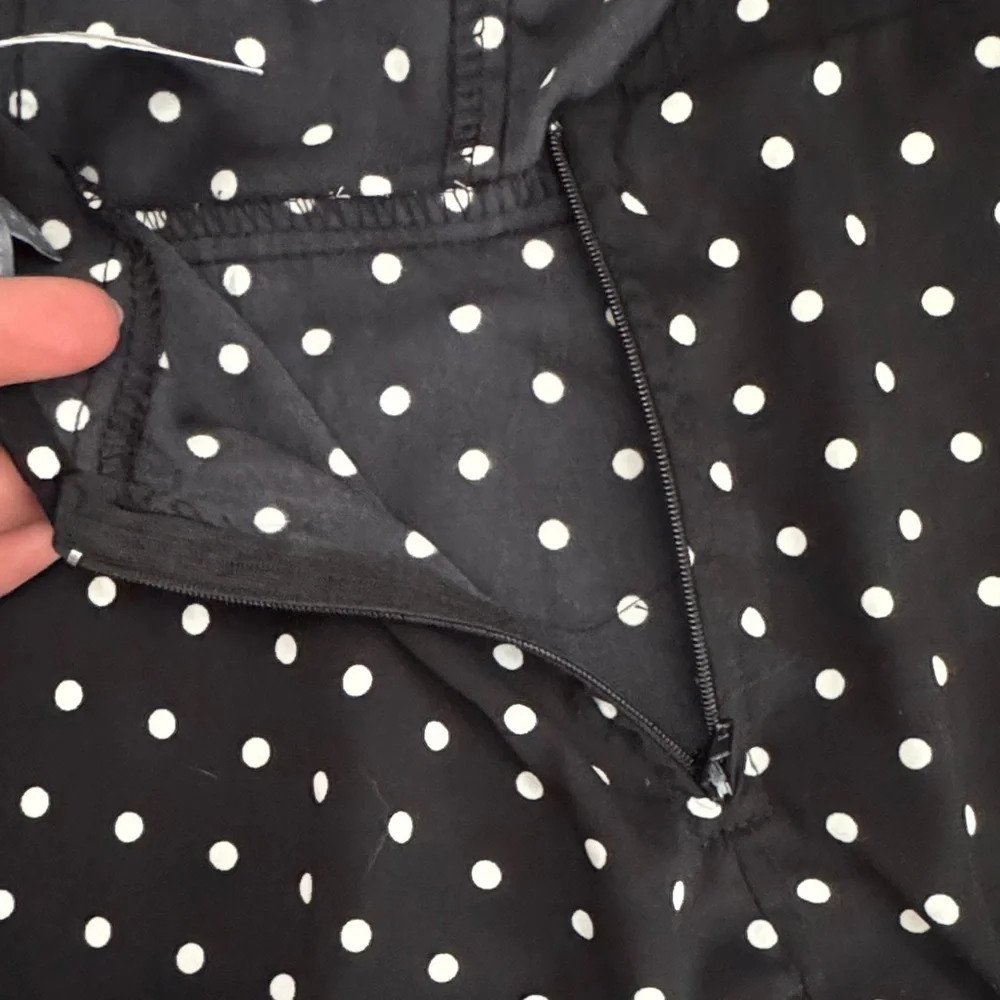 Charlotte Russe Black and White Polka Dot Top